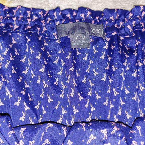 NWOT Forever21 Mini Bow Pattern Dress - Picture 3 of 7